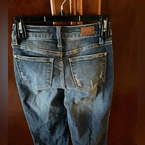 NWT Judy Blue Women's Blue Jeans Size 0/24 - Picture 4 of 12